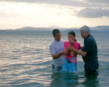 Priscilla's baptism